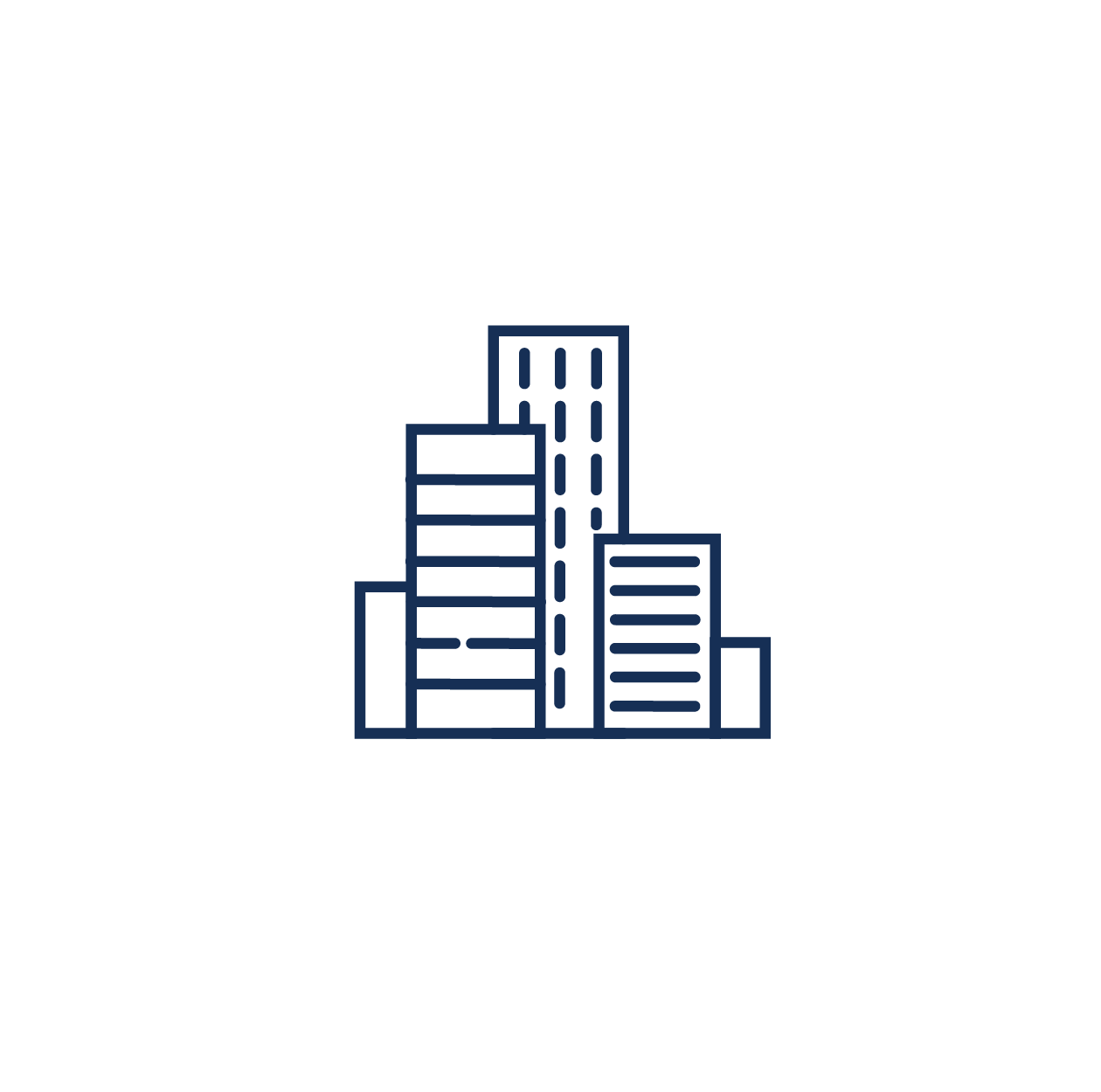 icono de control y automatización de edificios inteligente